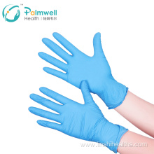 Powder Free comfort light Blue Tattoo Nitrile Gloves